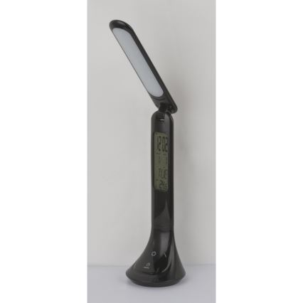 Globo - Candeeiro de mesa LED com regulação e ecrã LED/4W/230V 2200 mAh preto