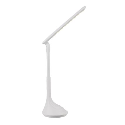 Globo - Candeeiro de mesa LED com regulação e ecrã LED/4W/230V 2200 mAh branco