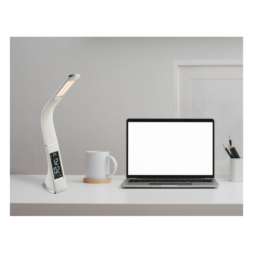 Globo - Candeeiro de mesa táctil LED com regulação com uma ecrã LED/6,5W/230V 3000/4500/5800K branco