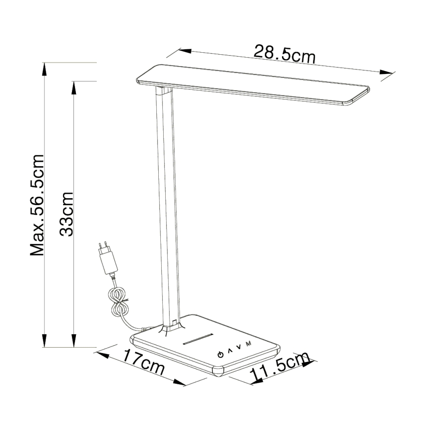 Globo - Candeeiro de mesa fosco LED LED/5W/230V