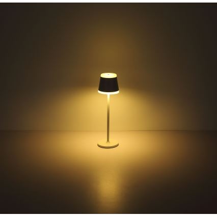 Globo - Candeeiro de mesa tátil LED com regulação LED/4,6W/230V 1800 mAh USB IP54 branco