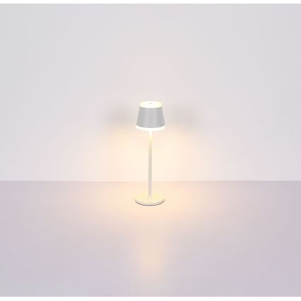 Globo - Candeeiro de mesa tátil LED com regulação LED/4,6W/230V 1800 mAh USB IP54 branco