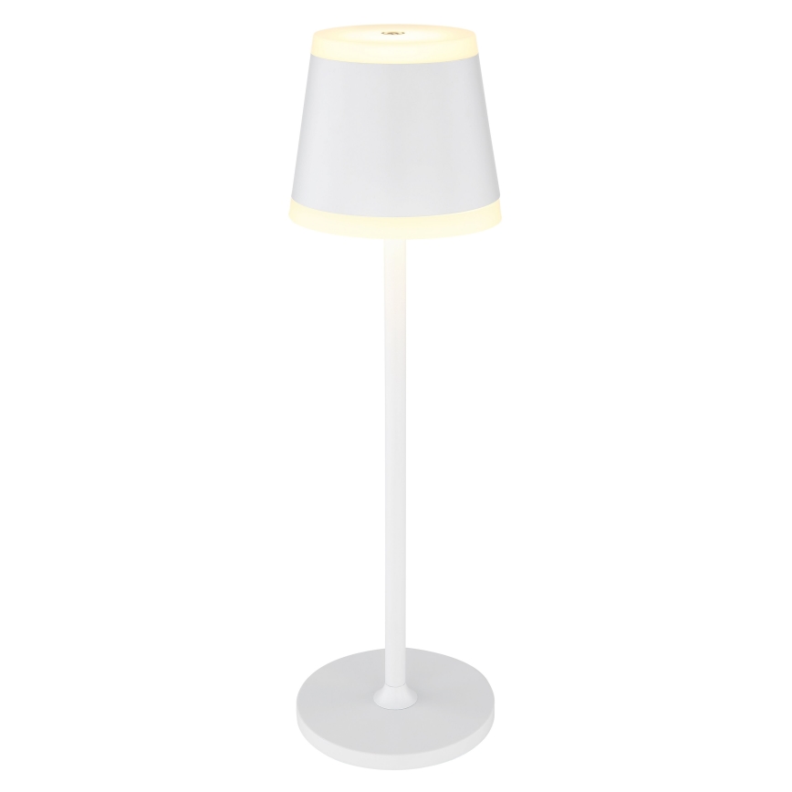 Globo - Candeeiro de mesa tátil LED com regulação LED/4,6W/230V 1800 mAh USB IP54 branco