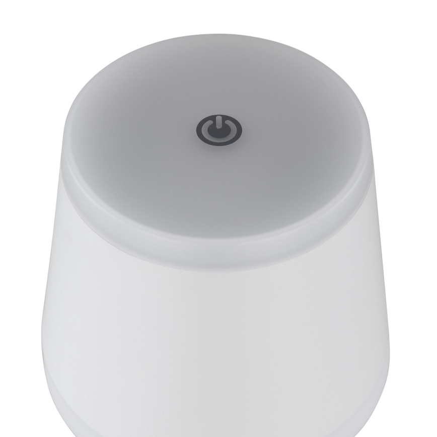 Globo - Candeeiro de mesa tátil LED com regulação LED/4,6W/230V 1800 mAh USB IP54 branco