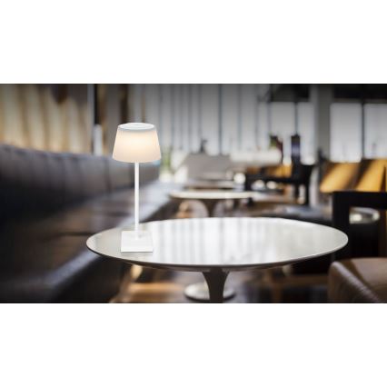 Globo - LED Candeeiro de mesa táctil exterior LED com regulação LED/4W/5V 3000/4000/5000K 1800 mAh IP44