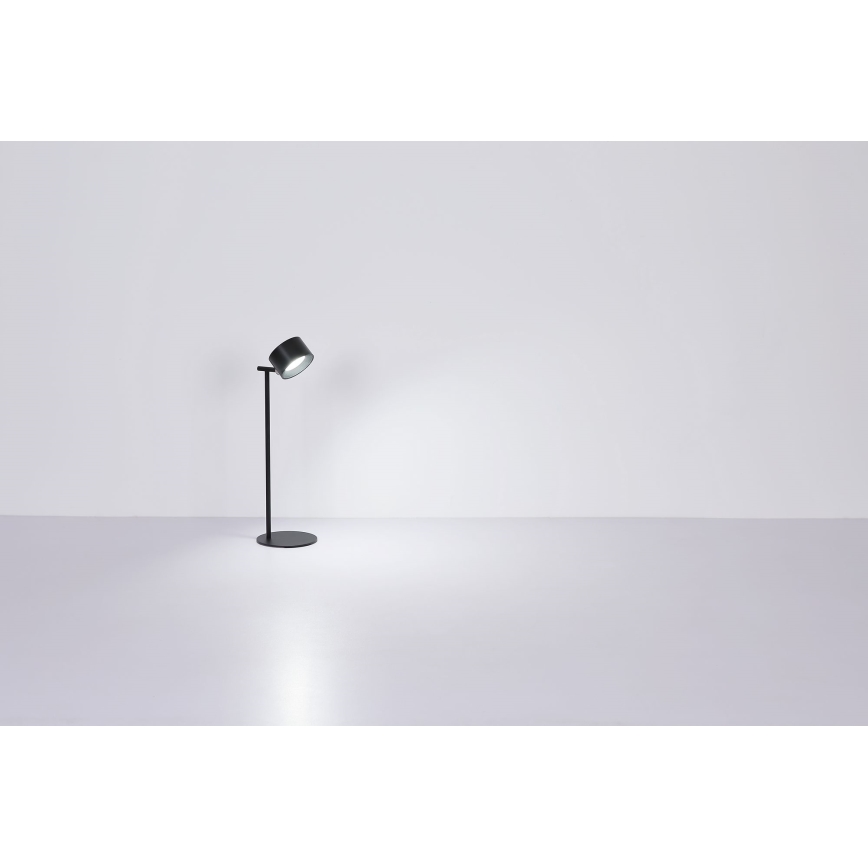 Globo - Candeeiro de mesa táctil LED com regulação 4em1 LED/4W/5V 3000/4000/5000K 1200 mAh preto