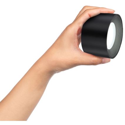 Globo - Candeeiro de mesa táctil LED com regulação 4em1 LED/4W/5V 3000/4000/5000K 1200 mAh preto