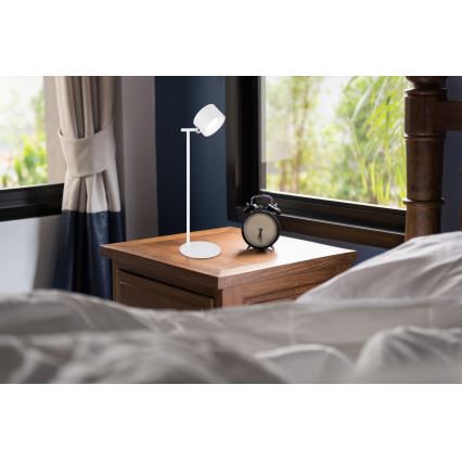 Globo - Candeeiro de mesa táctil LED com regulação 4em1 LED/4W/5V 3000/4000/5000K 1200 mAh branco