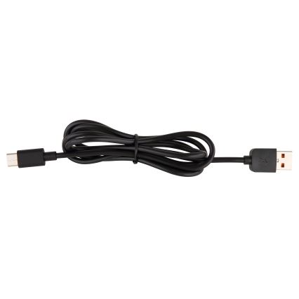 Globo - Candeeiro de exterior LED tátil regulável LED/3W/3,7V IP44 1800mAh + USB preto