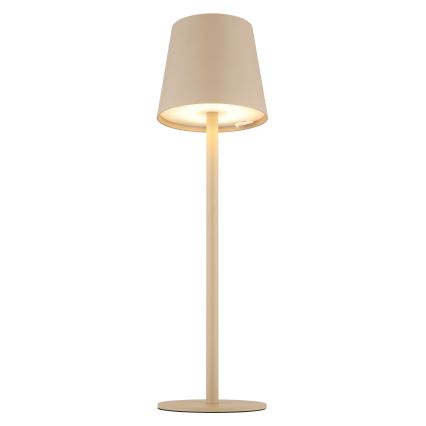 Globo - Candeeiro de exterior LED tátil regulável LED/3W/3,7V IP44 1800 mAh USB bege