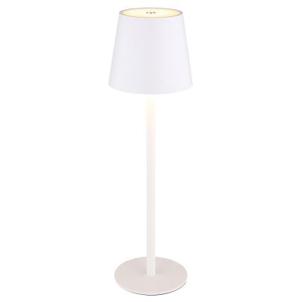 Globo - Candeeiro de exterior tátil LED regulável LED/3W/3,7V IP44 1800 mAh USB branco