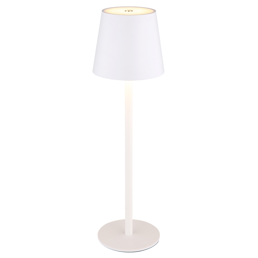 Globo - Candeeiro de exterior tátil LED regulável LED/3W/3,7V IP44 1800 mAh USB branco