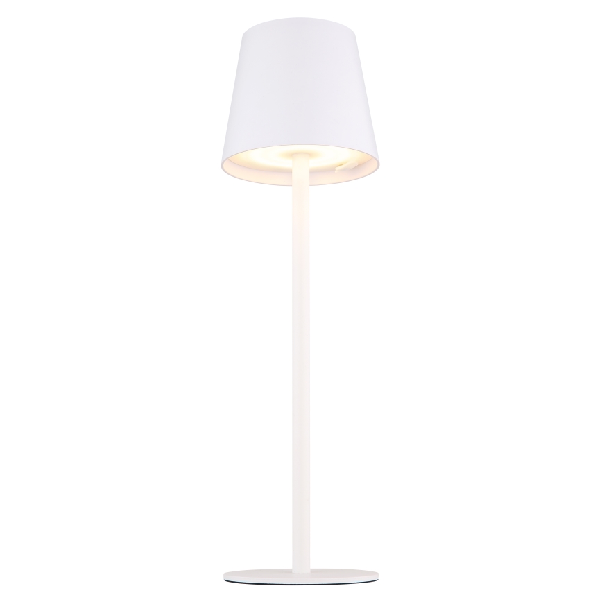 Globo - Candeeiro de exterior tátil LED regulável LED/3W/3,7V IP44 1800 mAh USB branco