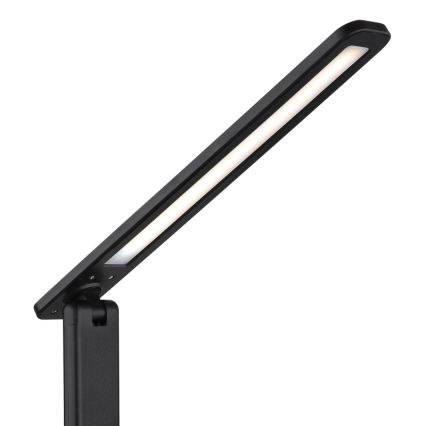 Globo -  Candeeiro de mesa LED tátil com regulação LED/5W/5V 2700/4000/6500K 1800 mAh preto