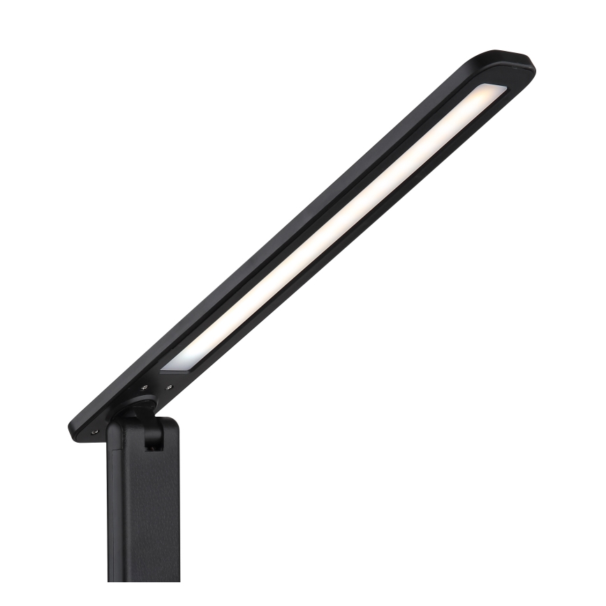 Globo -  Candeeiro de mesa LED tátil com regulação LED/5W/5V 2700/4000/6500K 1800 mAh preto