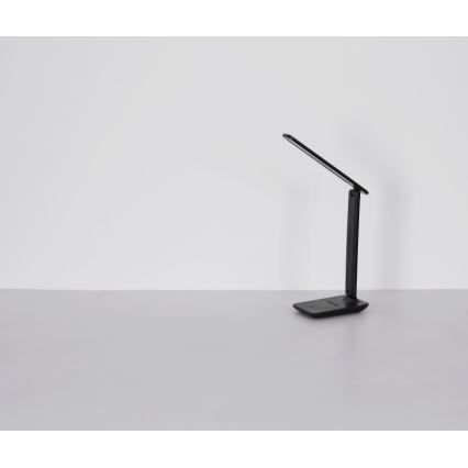 Globo -  Candeeiro de mesa LED tátil com regulação LED/5W/5V 2700/4000/6500K 1800 mAh preto