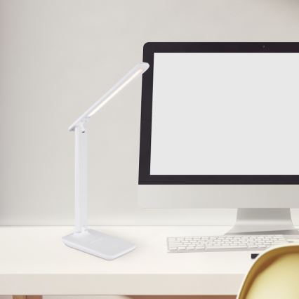 Globo -  Candeeiro de mesa LED tátil com regulação LED/5W/230V 2700/4000/6500K branco