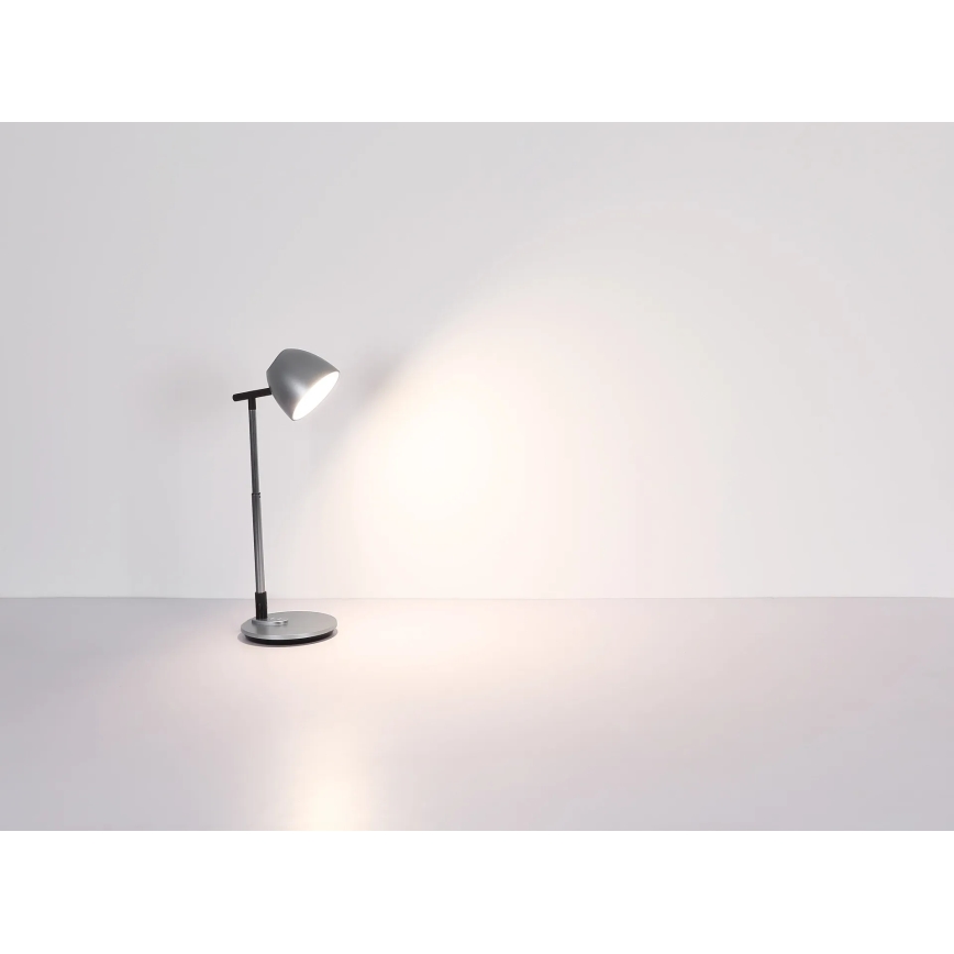Globo - Candeeiro de mesa táctil LED com regulação LED/7,5W/230V 3000K/4000K/6500K cinzento