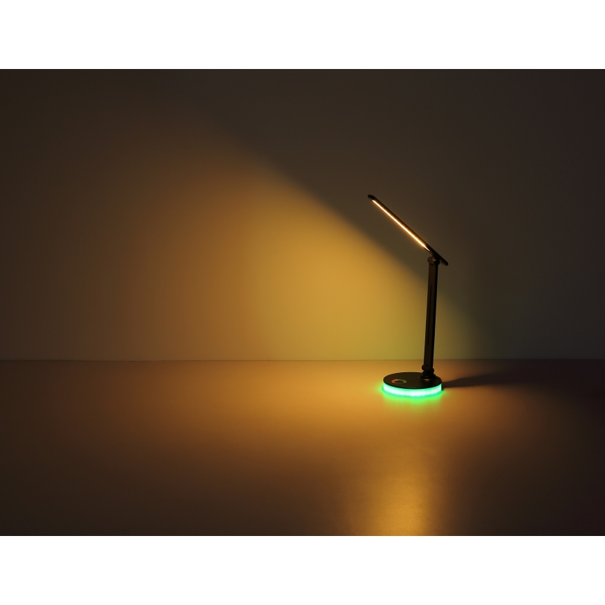Globo - Candeeiro de mesa LED RGBW táctil com regulação LED/5W/230V + LED/2W 2700K/4000K/6500K branco