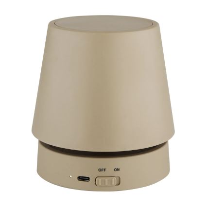 Globo - Lâmpada de mesa LED recarregável com sensor tátil e dimmer LED/1,2W/3V 1200 mAh