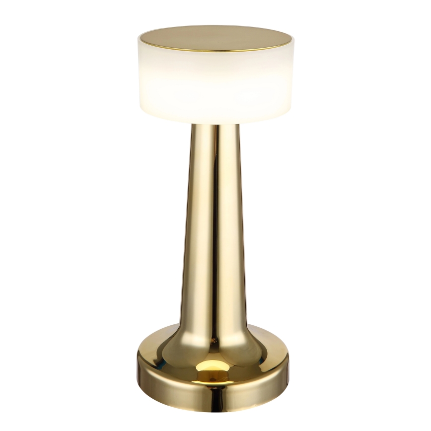 Globo - Candeeiro de mesa táctil LED com regulação LED/1W/3,7V 2700K/4000K/6500K 800 mAh USB dourado