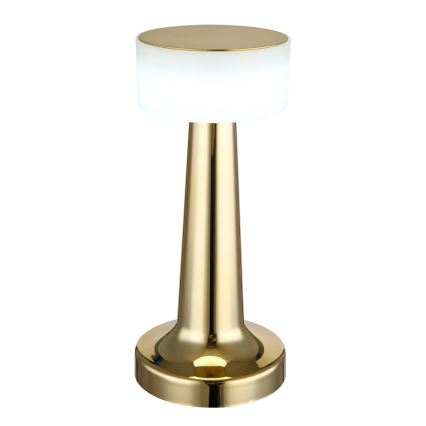 Globo - Candeeiro de mesa táctil LED com regulação LED/1W/3,7V 2700K/4000K/6500K 800 mAh USB dourado