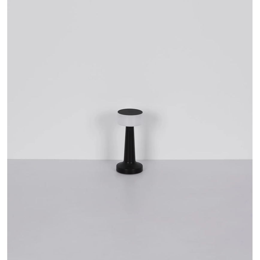 Globo - Candeeiro de mesa táctil LED com regulação LED/1W/3,7V 2700K/4000K/6500K 800 mAh USB preto