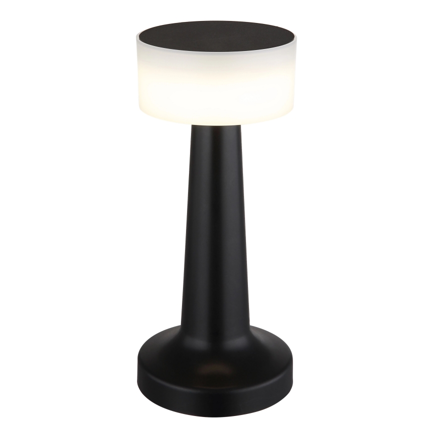 Globo - Candeeiro de mesa táctil LED com regulação LED/1W/3,7V 2700K/4000K/6500K 800 mAh USB preto