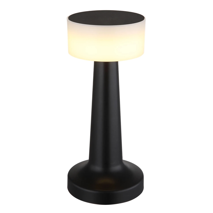 Globo - Candeeiro de mesa táctil LED com regulação LED/1W/3,7V 2700K/4000K/6500K 800 mAh USB preto