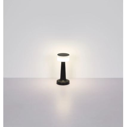 Globo - Lâmpada de mesa tátil LED regulável LED/1W/3,7V 2700K/4000K/6500K 800 mAh USB preta
