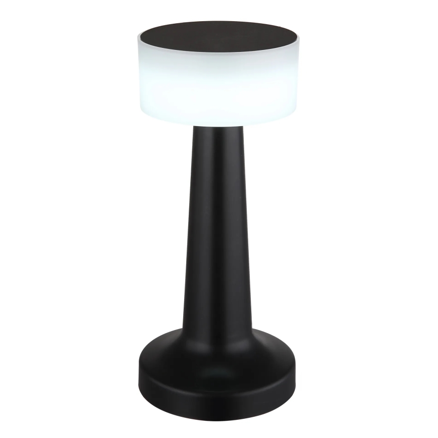 Globo - Lâmpada de mesa tátil LED regulável LED/1W/3,7V 2700K/4000K/6500K 800 mAh USB preta