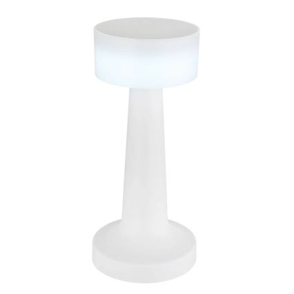 Globo - Candeeiro de mesa táctil LED com regulação LED/1W/3,7V 2700K/4000K/6500K 800 mAh USB branco