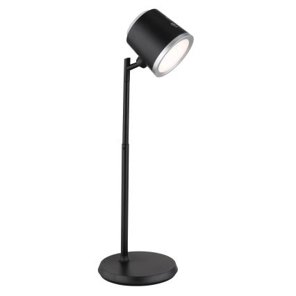 Globo - Candeeiro de mesa táctil LED com regulação 4em1 LED/6W/3,7V 3000K/4000K/6500K 1500 mAh USB preto