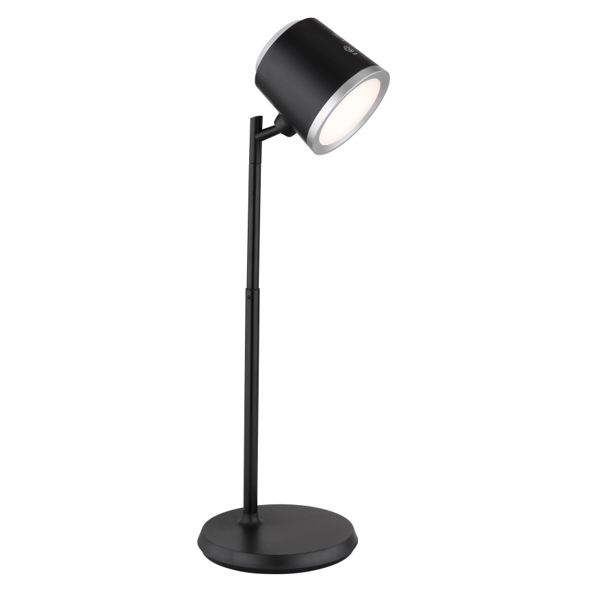Globo - Candeeiro de mesa táctil LED com regulação 4em1 LED/6W/3,7V 3000K/4000K/6500K 1500 mAh USB preto