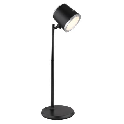 Globo - Candeeiro de mesa táctil LED com regulação 4em1 LED/6W/3,7V 3000K/4000K/6500K 1500 mAh USB preto