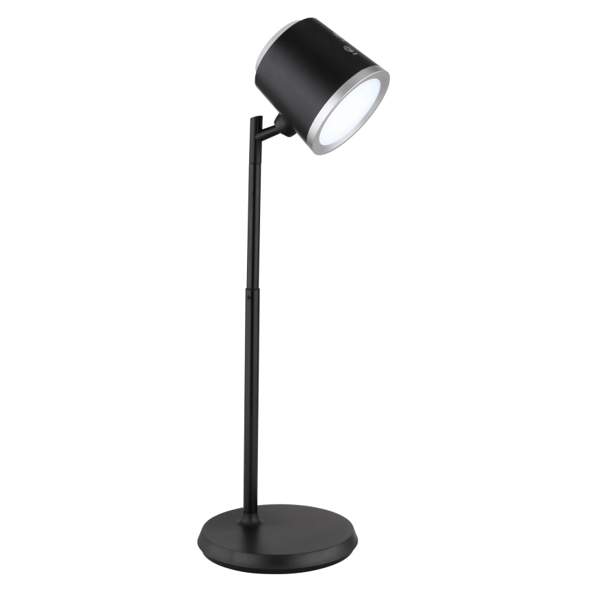 Globo - Candeeiro de mesa táctil LED com regulação 4em1 LED/6W/3,7V 3000K/4000K/6500K 1500 mAh USB preto