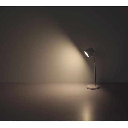 Globo - Candeeiro de mesa táctil LED com regulação 4em1 LED/6W/3,7V 3000K/4000K/6500K 1500 mAh USB branco