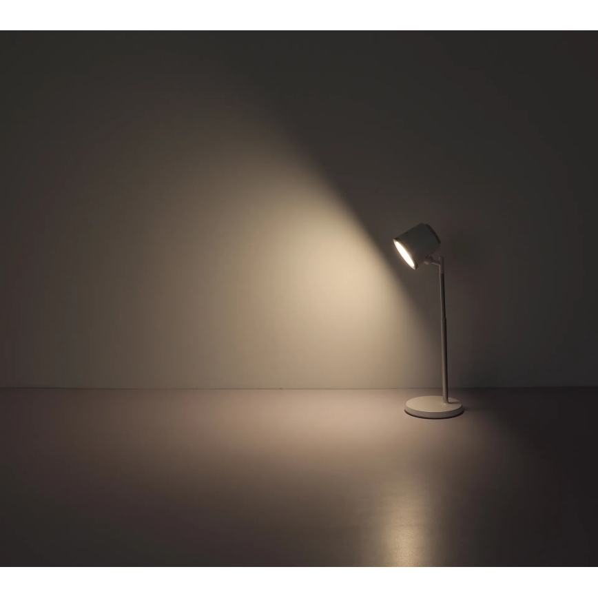 Globo - Candeeiro de mesa táctil LED com regulação 4em1 LED/6W/3,7V 3000K/4000K/6500K 1500 mAh USB branco