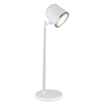 Globo - Candeeiro de mesa táctil LED com regulação 4em1 LED/6W/3,7V 3000K/4000K/6500K 1500 mAh USB branco
