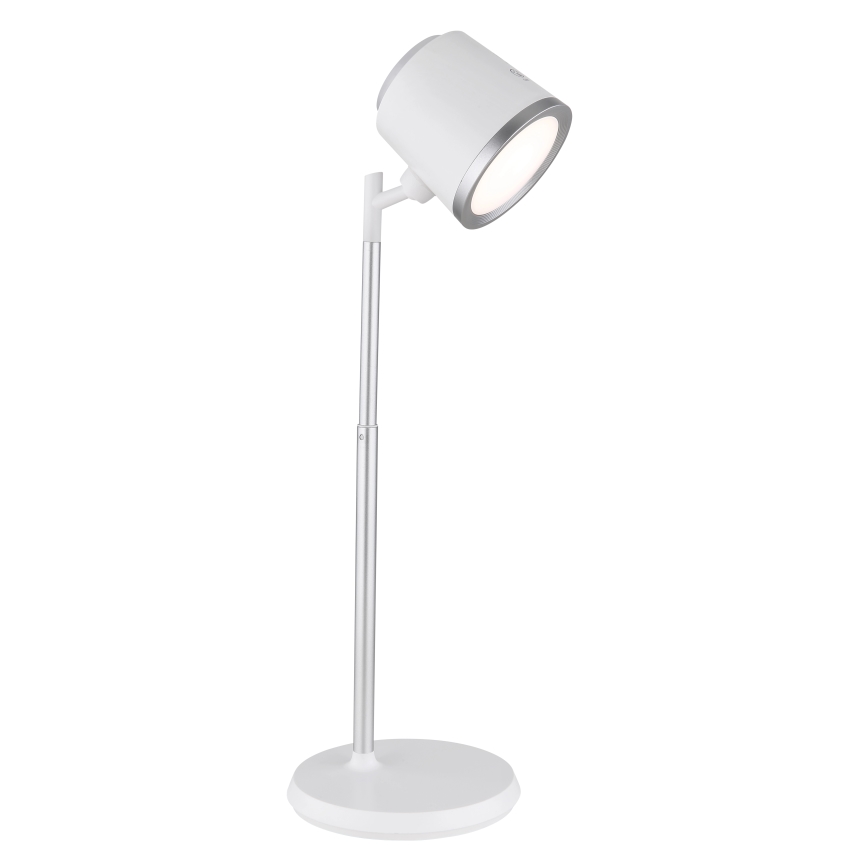 Globo - Candeeiro de mesa táctil LED com regulação 4em1 LED/6W/3,7V 3000K/4000K/6500K 1500 mAh USB branco