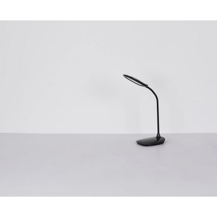 Globo - Candeeiro de mesa táctil LED com regulação LED/9W/230V 3000K/4000K/6500K CRI 90 preto