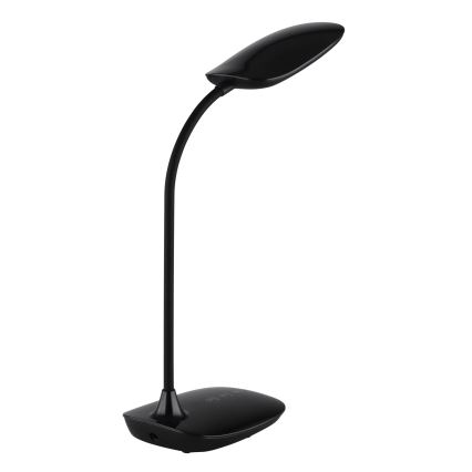 Globo - Candeeiro de mesa táctil LED com regulação LED/9W/230V 3000K/4000K/6500K CRI 90 preto