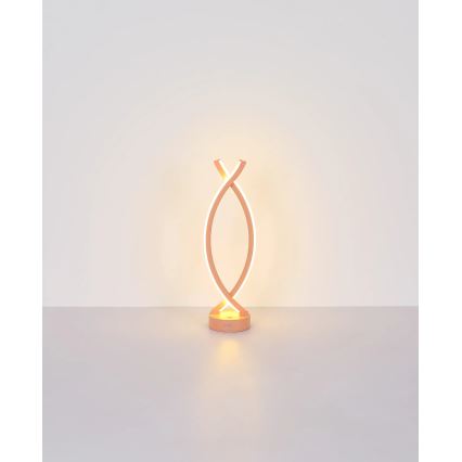 Globo - Candeeiro de mesa táctil LED com regulação LED/1W/3,7V 3000K 1800 mAh USB rosa