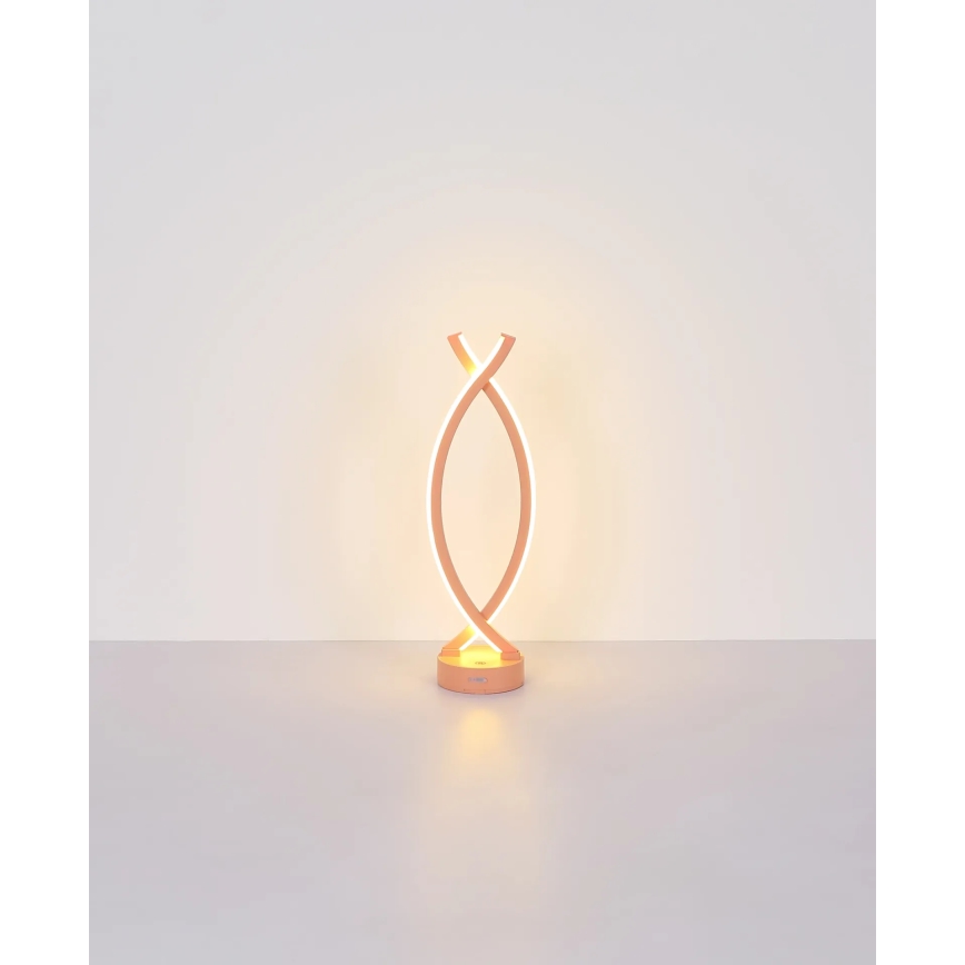 Globo - Candeeiro de mesa táctil LED com regulação LED/1W/3,7V 3000K 1800 mAh USB rosa