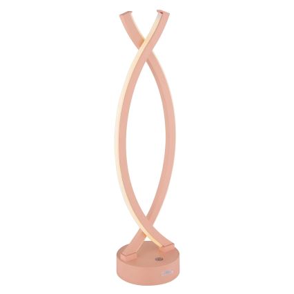 Globo - Candeeiro de mesa táctil LED com regulação LED/1W/3,7V 3000K 1800 mAh USB rosa