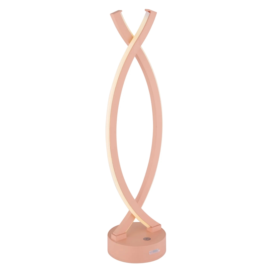 Globo - Candeeiro de mesa táctil LED com regulação LED/1W/3,7V 3000K 1800 mAh USB rosa