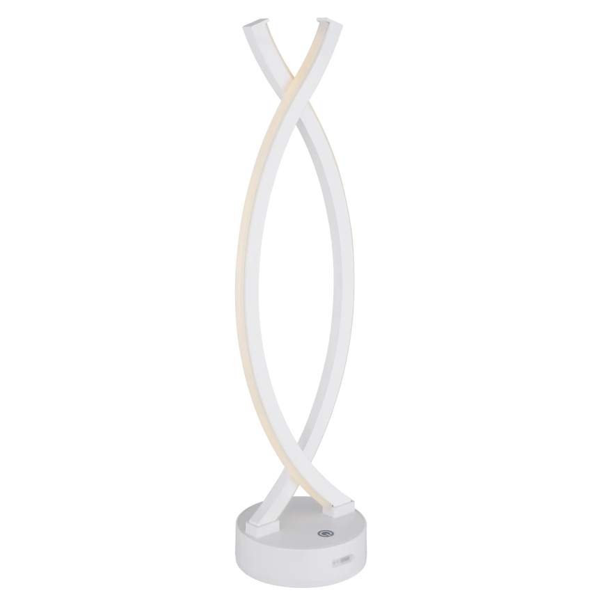 Globo - Candeeiro de mesa táctil LED com regulação LED/1W/3,7V 3000K 1800 mAh USB branco