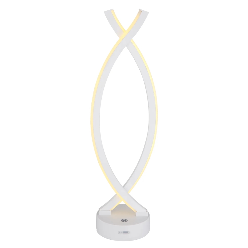 Globo - Candeeiro de mesa táctil LED com regulação LED/1W/3,7V 3000K 1800 mAh USB branco