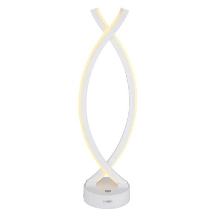 Globo - Lâmpada de mesa LED tátil regulável LED/1W/3,7V 3000K 1800 mAh USB branca
