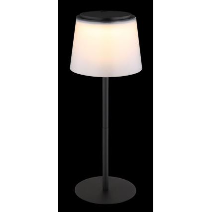 Globo - Candeeiro de mesa para exterior LED tátil e regulável LED/1,8W/5V IP44 1800 mAh preto/branco